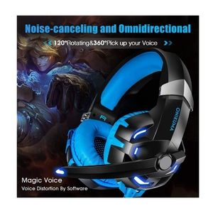 K2 Pro Gaming Headset High Performance Blue